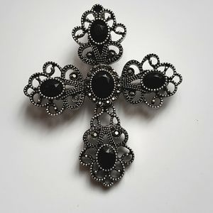Cross pin/ necklace pendant